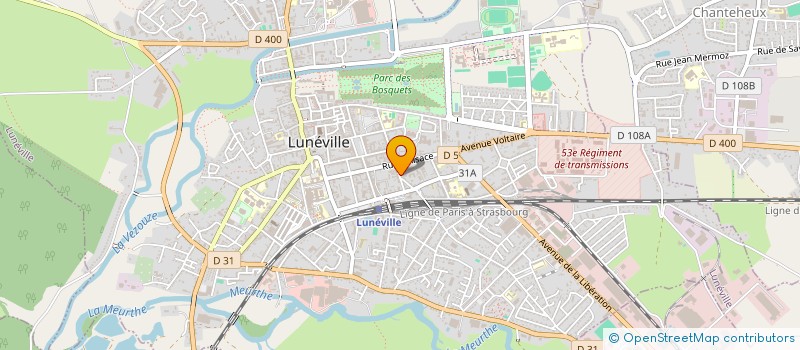 localisation de l'entreprise MADAME CLEMENCE BRACH à LUNEVILLE