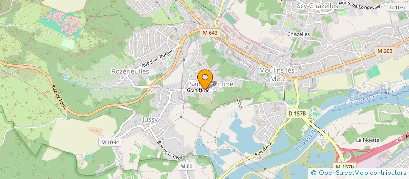 localisation de l'entreprise MADAME CLEMENCE BRANDENBOURGER  SAINTE-RUFFINE