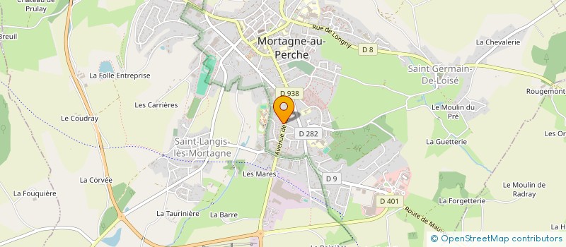 localisation de l'entreprise MADAME CLEMENCE BRIERE à MORTAGNE-AU-PERCHE