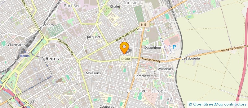 localisation de l'entreprise MADAME CLEMENCE BROCHET  REIMS