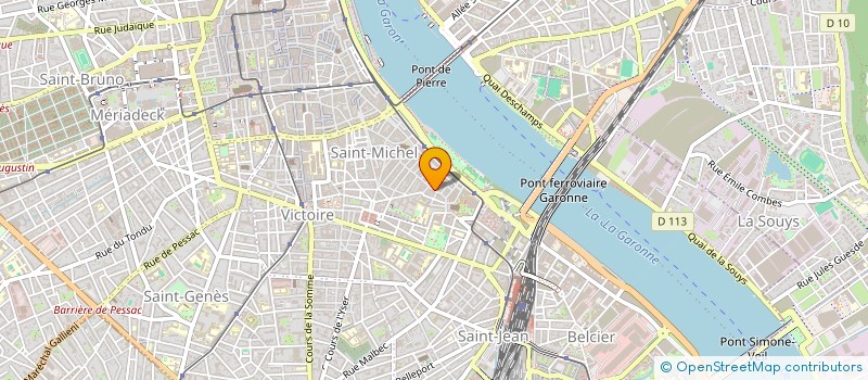 localisation de l'entreprise MADAME CLEMENCE BROLL  BORDEAUX