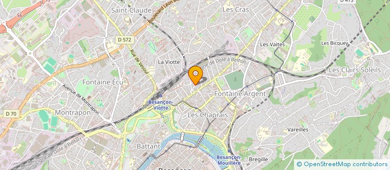 localisation de l'entreprise MADAME CLEMENCE BRONDEL  BESANCON