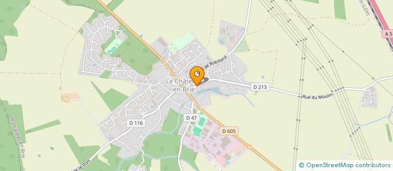 localisation de l'entreprise MADAME CLEMENCE BURGADE  LE CHATELET-EN-BRIE