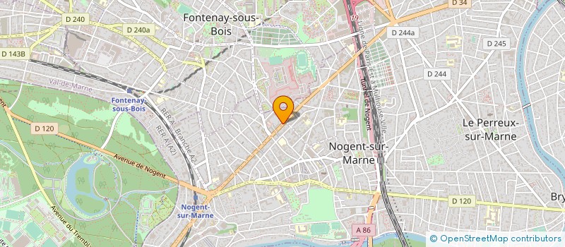 localisation de l'entreprise MADAME CLEMENCE CALVAIRE  NOGENT-SUR-MARNE