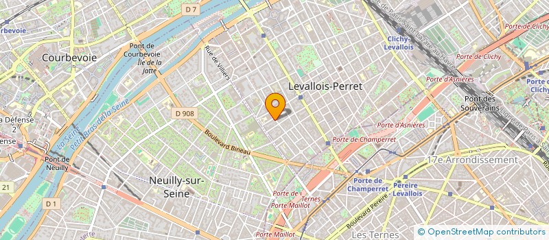 localisation de l'entreprise MADAME CLEMENCE CAMUS à LEVALLOIS-PERRET