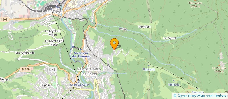 localisation de l'entreprise MADAME CLEMENCE CARDOT  SAINT-GERVAIS-LES-BAINS