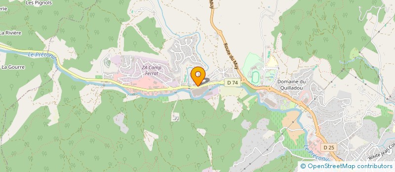 localisation de l'entreprise MADAME CLEMENCE CARLETON  SAINTE-MAXIME