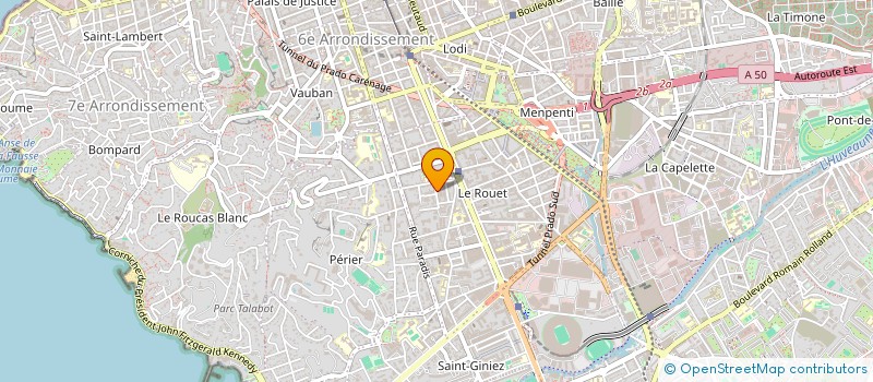 localisation de l'entreprise MADAME CLEMENCE CARON à MARSEILLE