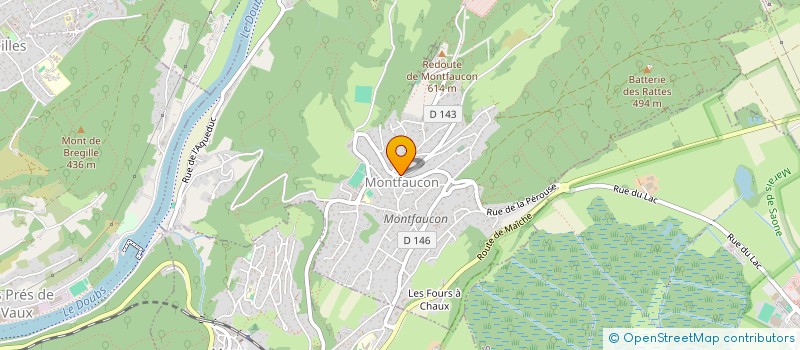 localisation de l'entreprise MADAME CLEMENCE CARTERON  BESANCON