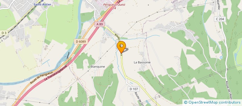 localisation de l'entreprise MADAME CLEMENCE CASADO  SAINT-ASTIER