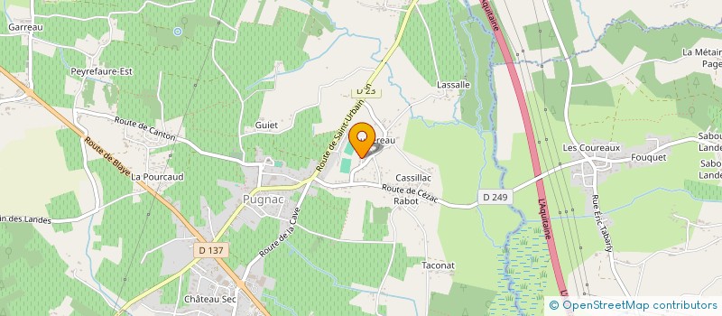 localisation de l'entreprise MADAME CLEMENCE CAVALIERI  PUGNAC