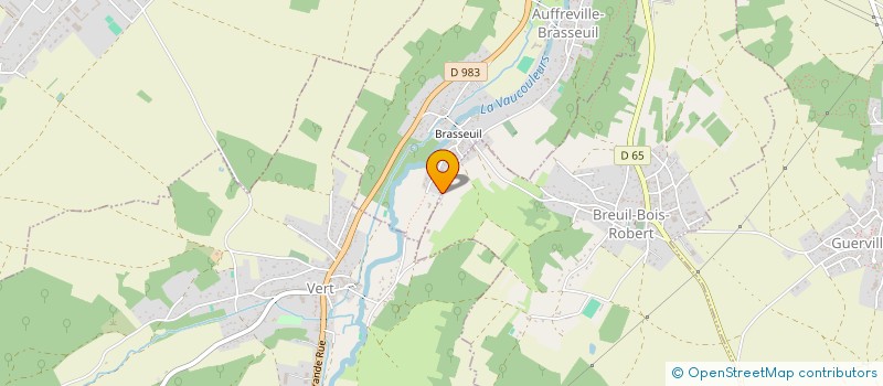 localisation de l'entreprise MADAME CLEMENCE CHAFFI  AUFFREVILLE-BRASSEUIL