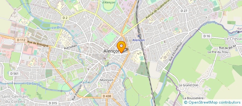 localisation de l'entreprise MADAME CLEMENCE CHAUVEAU à ALENCON