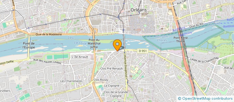 localisation de l'entreprise MADAME CLEMENCE CHAVANNEAU à ORLEANS