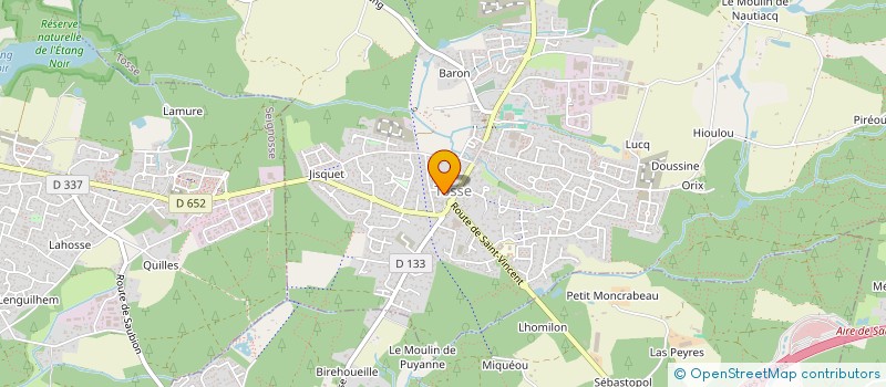 localisation de l'entreprise MADAME CLEMENCE CHAZEAU  TOSSE