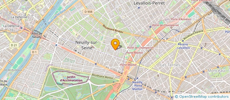 localisation de l'entreprise MADAME CLEMENCE CHERIER à NEUILLY-SUR-SEINE
