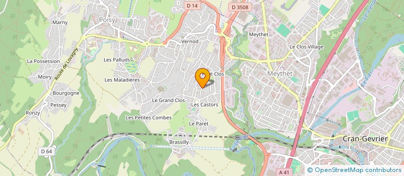 localisation de l'entreprise MADAME CLEMENCE CHIARAVALLI  CHOISY