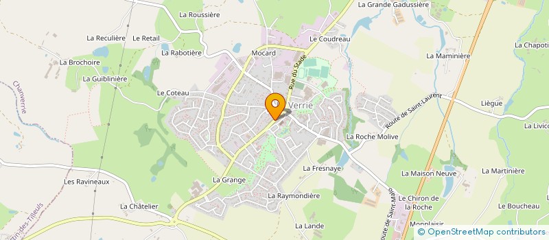 localisation de l'entreprise MADAME CLEMENCE CHIRON  CHANVERRIE