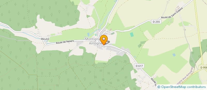 localisation de l'entreprise MADAME CLEMENCE CIRBEAU  MONTIGNY-AUX-AMOGNES