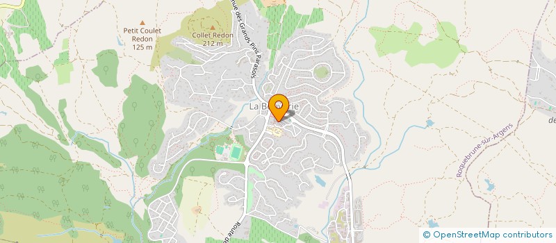 localisation de l'entreprise MADAME CLEMENCE CLABAUT  ROQUEBRUNE-SUR-ARGENS