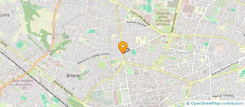 localisation de l'entreprise MADAME CLEMENCE COCAIGN à PAU