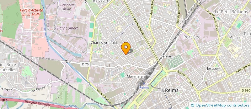 localisation de l'entreprise MADAME CLEMENCE COLSON  REIMS