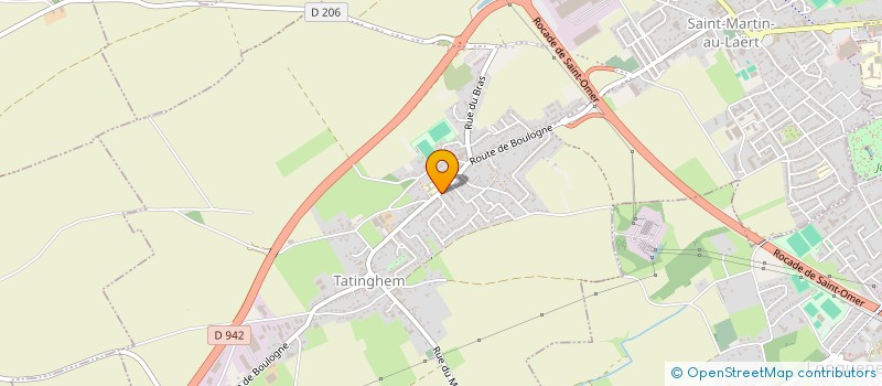 localisation de l'entreprise MADAME CLEMENCE COMPIEGNE  SAINT-MARTIN-LEZ-TATINGHEM