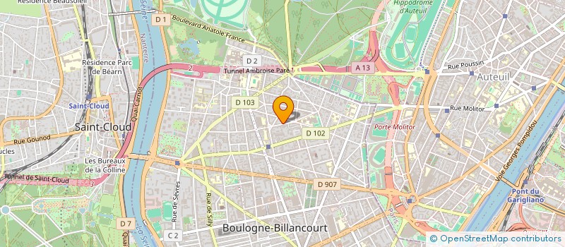 localisation de l'entreprise MADAME CLEMENCE CONESA à BOULOGNE-BILLANCOURT