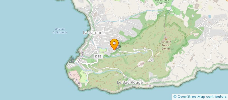 localisation de l'entreprise MADAME CLEMENCE COQUILLEAU  LE PRADET