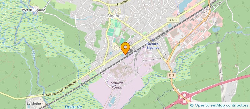 localisation de l'entreprise MADAME CLEMENCE COUCHE  BIGANOS