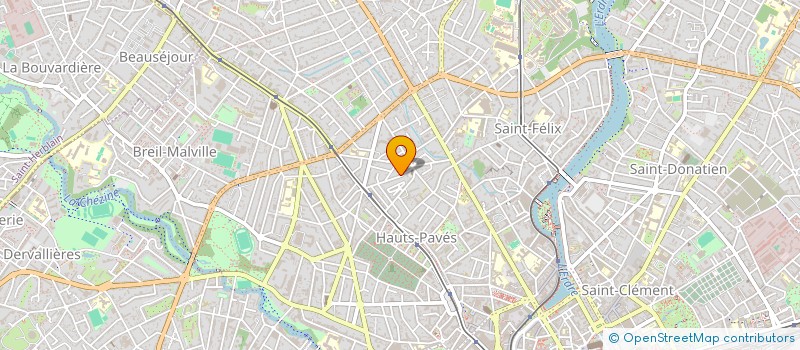 localisation de l'entreprise MADAME CLEMENCE COURCHE  NANTES