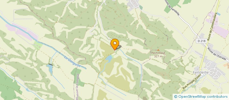 localisation de l'entreprise MADAME CLEMENCE COUSTALAT  VILLENEUVE-LA-COMPTAL