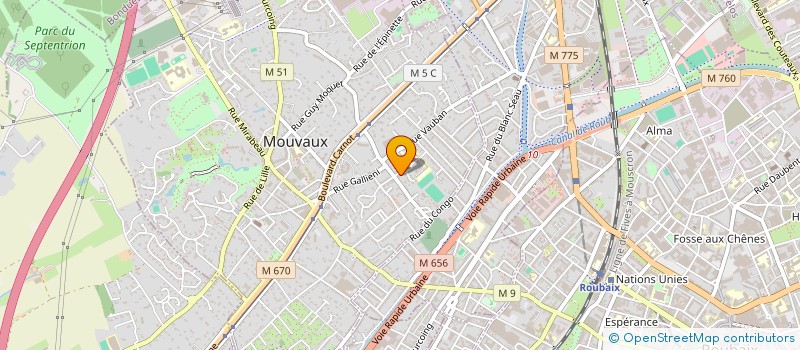 localisation de l'entreprise MADAME CLEMENCE COUVREUR  CROIX