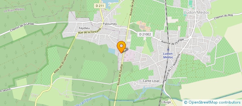 localisation de l'entreprise MADAME CLEMENCE COVLET  LUDON-MEDOC