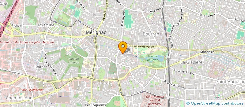 localisation de l'entreprise MADAME CLEMENCE COZON  MERIGNAC