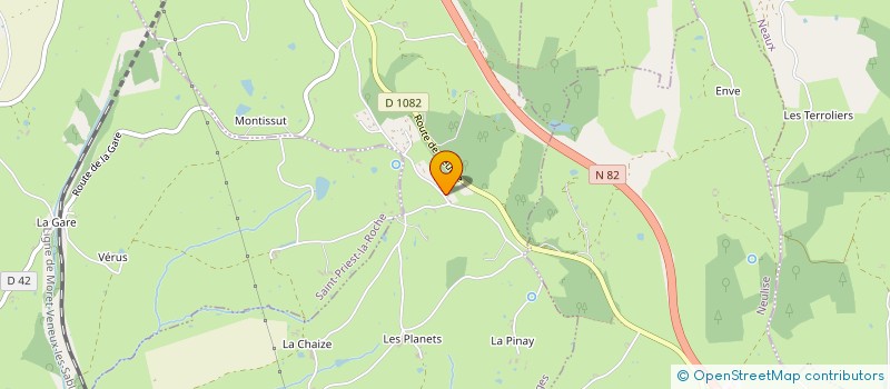 localisation de l'entreprise MADAME CLEMENCE DA ROCHA  VENDRANGES