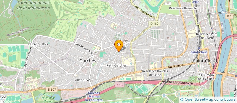 localisation de l'entreprise MADAME CLEMENCE DA SILVA VAZ  GARCHES