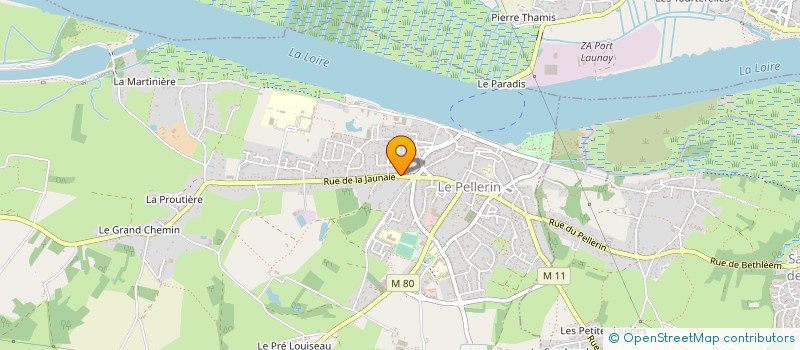 localisation de l'entreprise MADAME CLEMENCE DAIREAUX  LE PELLERIN