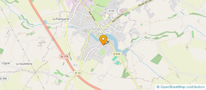 localisation de l'entreprise MADAME CLEMENCE DAVID  CONDE-SUR-VIRE