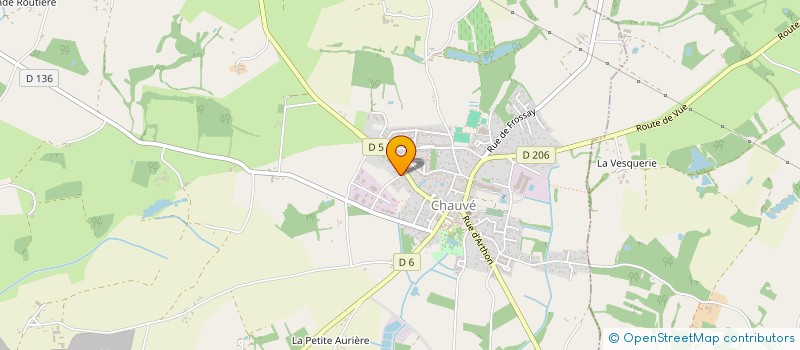 localisation de l'entreprise MADAME CLEMENCE DAVID  CHAUVE