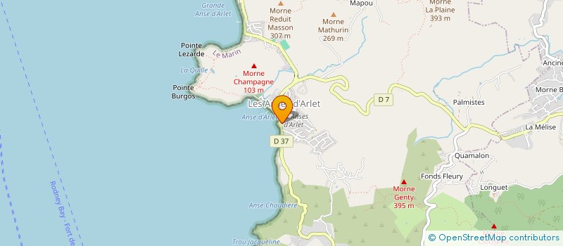 localisation de l'entreprise MADAME CLEMENCE DE BLIC  LES ANSES-D'ARLET