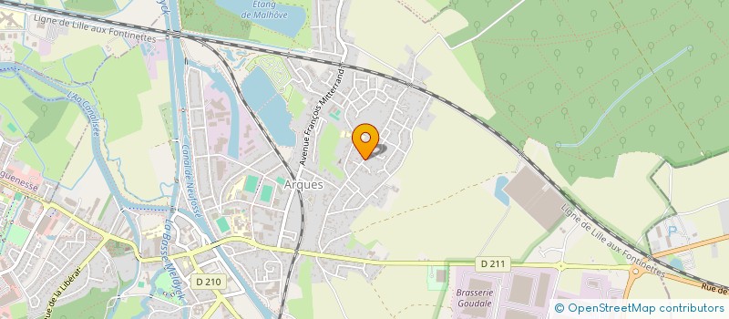 localisation de l'entreprise MADAME CLEMENCE DE POORTER  ARQUES