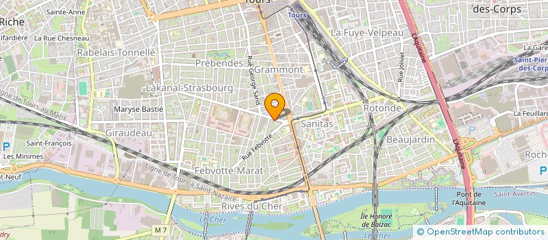 localisation de l'entreprise MADAME CLEMENCE DEBELLE  TOURS