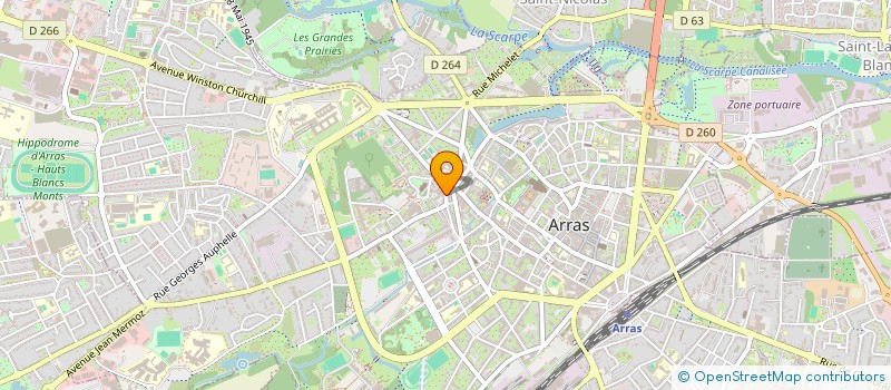 localisation de l'entreprise MADAME CLEMENCE DEBOSSCHER à ARRAS