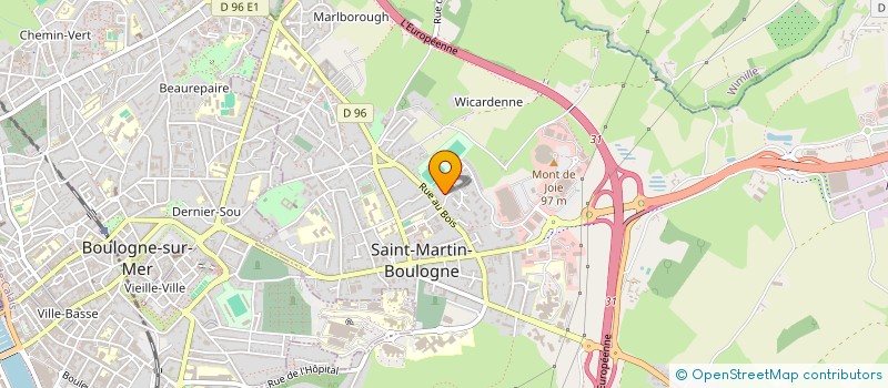 localisation de l'entreprise MADAME CLEMENCE DECAIX à SAINT-MARTIN-BOULOGNE