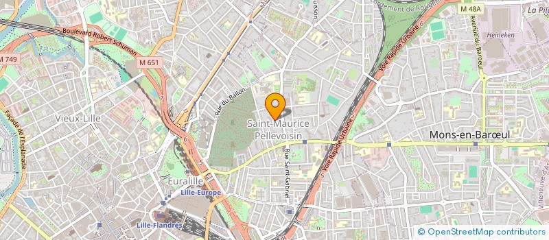 localisation de l'entreprise MADAME CLEMENCE DECLERCK  LILLE