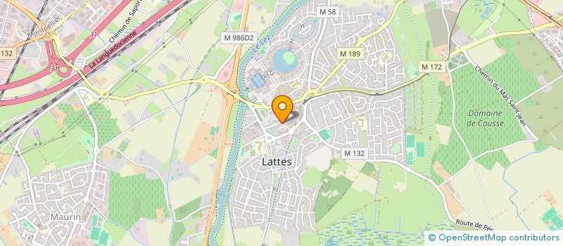 localisation de l'entreprise MADAME CLEMENCE DECUP  LATTES