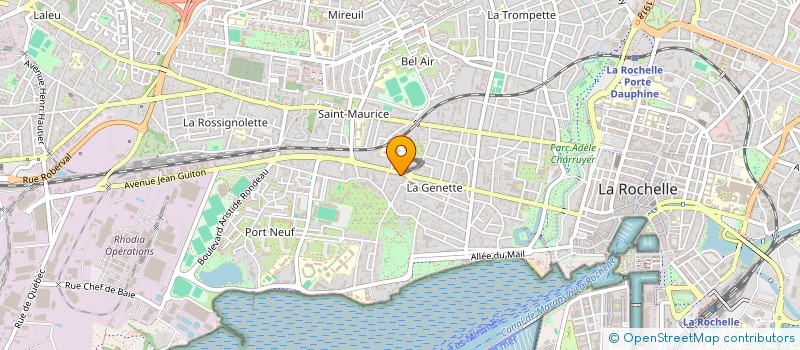 localisation de l'entreprise MADAME CLEMENCE DEFURNE  LA ROCHELLE