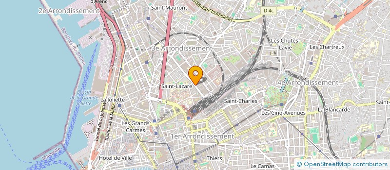 localisation de l'entreprise MADAME CLEMENCE DELMAS à MARSEILLE
