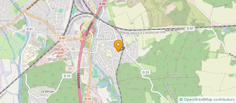 localisation de l'entreprise MADAME CLEMENCE DEMARQUE  DANJOUTIN
